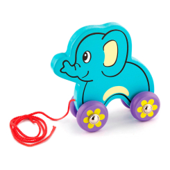 Развивающие игрушки - Каталка Viga Toys Слон (50091)