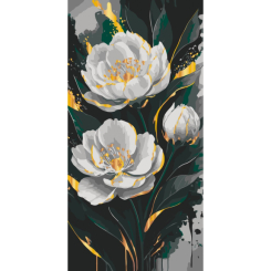 Товари для малювання - Картина за номерами Art Craft Золото півоній з металізованими фарбами 40 х 80 см (13159-AC) Товари для малювання - Картина за номерами Art Craft Золото півоній з металізованими фарбами 40 х 80 см (13159-AC)