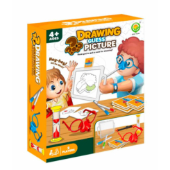 Настольные игры - Настольная игра Qunxing Toys Рисуй носом (1210)