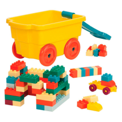 Блочные конструкторы - Конструктор Battat Lite Архитектор в тележке (BT2431Z)