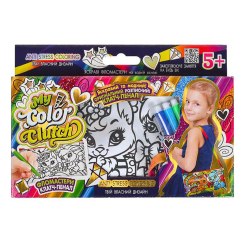 Набори для творчості - Набір для творчості Danko toys My color clutch із фломастерами (CCL-02-06U)