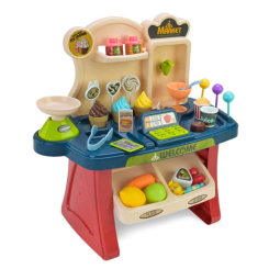 Набори професій - Ігровий набір Країна Іграшок Супермаркет червоно-бежевий (668-72/73/2)
