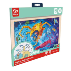 Пазли - Пазл Hape Океан з розмальовкою 48 елементів (E1643) Пазли - Пазл Hape Океан з розмальовкою 48 елементів (E1643)