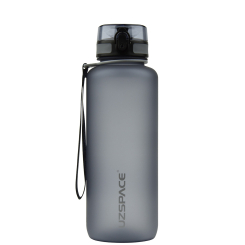 Бутылки для воды - Бутылка для воды Uzspace Frosted серая 1500 мл (6955482333518)