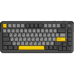 Клавіатура і миші - ​Клавіатура Ajazz AK820 MAX Magnetic switches Black-Gray-Yellow RGB (AK820MAX-WM-BGY)