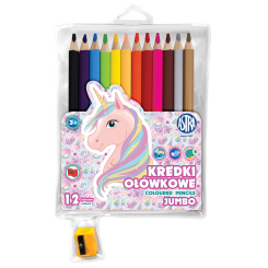 Канцтовары - Карандаши Школярик Джамбо Unicorn круглые 12 цветов (312221007-UA) Канцтовары - Карандаши Школярик Джамбо Unicorn круглые 12 цветов (312221007-UA)