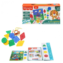 Настільні ігри - Настільна гра для дітей "Гра з гудзиками. Шнуруємо-комбінуємо" Vladi Toys VT2905-24 (28251)