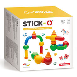 Магнітні конструктори - Магнітний конструктор Stick-O Базовий набір 10 елементів (901001) Магнітні конструктори - Магнітний конструктор Stick-O Базовий набір 10 елементів (901001)