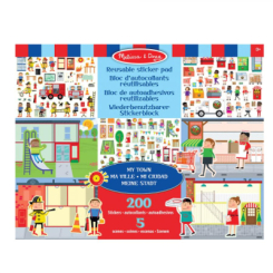 Набори для творчості - Набір багаторазових наліпок Melissa and Doug Моє місто (SM93209/6805)