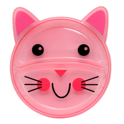 Товари для догляду - Тарілочка дитяча секційна Baby Team Кіт (6000/1)