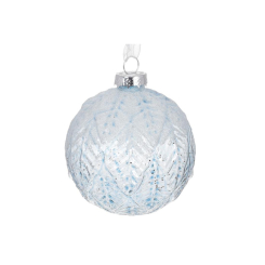 Аксессуары для праздников - Елочный шар BonaDi 8 см Светло-голубой (118-903) (MR63014)