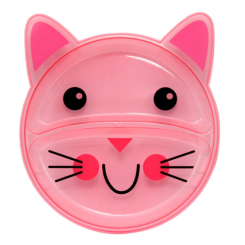 Товари для догляду - Тарілочка дитяча секційна Baby Team Кіт (6000/1)