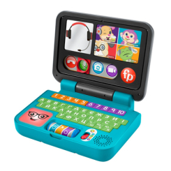 Розвивальні іграшки - Інтерактивний ноутбук Fisher-Price Laugh and learn Веселе спілкування (HHH09)