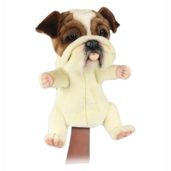 М'які тварини - Мʼяка іграшка Hansa Британський бульдог Puppet 26 см (4806021984482)
