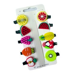 Бижутерия и аксессуары - Набор заколок Qunxing Фрукты (FG16046M)