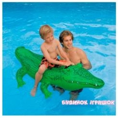 Для пляжу і плавання - Іграшка надувна Intex Крокодил (58546)
