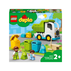 Конструктори LEGO - Конструктор LEGO DUPLO Сміттєвоз та сміттєпереробка (10945)