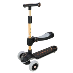 Самокаты - Самокат Extreme motion черный с серым (SC821/2)