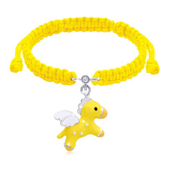 Ювелирные украшения - Плетеный браслет UMa&UMi Пегас желтый (6725599835126)