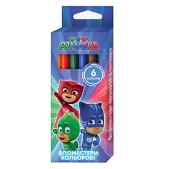 Товари для малювання - Фломастери Перо PJ Masks 6 кольорів (120261)