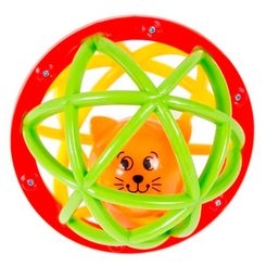 Брязкальця, прорізувачі - Брязкальце-кулька KIDDIELAND Спритне кошенятко (49858)