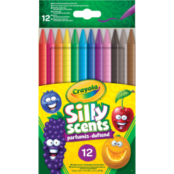 Канцтовары - Набор карандашей Crayola Silly Scents Твист с ароматом 12 шт (256357.024)