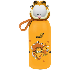 Бутылки для воды - Термос с фигурной крышкой Kite Garfield 350 мл (GF26-1267)