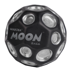 Спортивные активные игры - Мяч-попрыгун Waboba Moon ball Nether черный с серебряным (322C99_A/2)