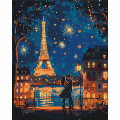 Товары для рисования - Картина по номерам Brushme Любовь в воздухе 40х50 см (BS54220)