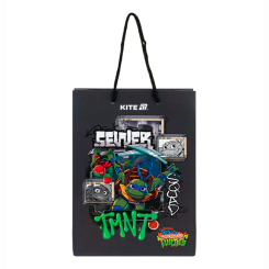 Подарункова упаковка - Пакет паперовий подарунковий Kite Ninja Turtles 18х24 см (NT25-265)