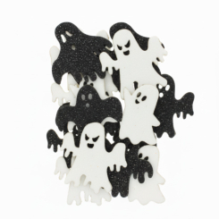 Аксесуари для свят - Наліпки Apli Krapli Привиди з блискітками (2252539625010)