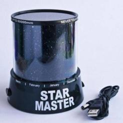 Ночники, проекторы - Ночник-проектор звездного неба Star Master Черный (OKsc1022299204) (ave_krp120mvfkd1022299204)