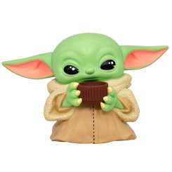 Фігурки персонажів - Скарбничка Monogram Мандалорець Ґроґу з чашкою (28924)