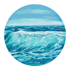 Товари для малювання - Картина за номерами Brushme Хвиля (RC00065M) Товари для малювання - Картина за номерами Brushme Хвиля (RC00065M)