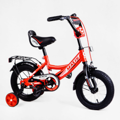 Велосипеди - Дитячий велосипед CORSO Maxis 12 з багажником Red (113864)