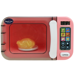 Детские кухни и бытовая техника - Игровой набор Країна Іграшок Микроволновая печь розовая печь (LD-883A/B/1)