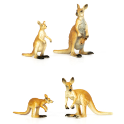 Фігурки тварин - Набір фігурок Kids Team Сафарі Кенгуру з кенгурятком в асортименті (Q9899-A38/1)
