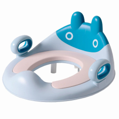 Товары по уходу - Накладка детская на унитаз Babyhood Зайка голубая (BH-134B)