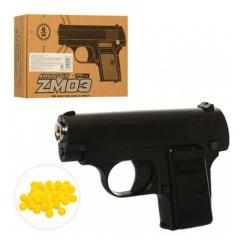 Стрелковое оружие - Пистолет игрушечный CYMA ZM03 с пульками (22601)