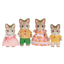 Игрушечные наборы - Набор Семья полосатых Котов Sylvanian Families (5180)