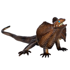 Фігурки тварин - Ігрова фігурка Kids Team Сафарі Плащоносна ящірка (Q9899-A51/3)