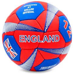 Спортивные активные игры - Мяч футбольный England FB-0047-755 Ballonstar №5 Красно-синий (57566039) (921201560)