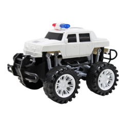 Транспорт и спецтехника - Пластиковая машинка MiC “Джип Полиция” белый (MR904) (187158)