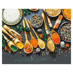 Товари для малювання - Картина за номерами Brushme Духмяні спеції (BS53398) Товари для малювання - Картина за номерами Brushme Духмяні спеції (BS53398)