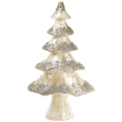 Аксесуари для свят - Декоративна новорічна ялинка Снігова красуня шампань Bona DP42762