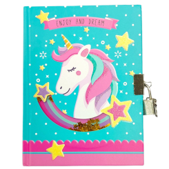Канцтовари - Блокнот Malevaro Єдиноріг з зіркою на замочку (W361957)