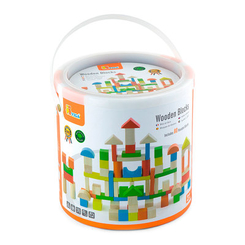 Кубики - Кубики Viga Toys Місто 80 елементів (50333)