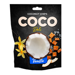 Солодощі - Чiпси кокосовi Сосо Deli з ванiллю 15 гр (4820144210211)