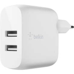 Павербанки - Зарядное устройство сетевой Belkin 24Вт 2хUSB-A кабель USB-A > Lightning 1м белый (WCD001VF1MWH) Павербанки - Зарядное устройство сетевой Belkin 24Вт 2хUSB-A кабель USB-A > Lightning 1м белый (WCD001VF1MWH)