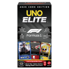 Настільні ігри - Настільна гра UNO Elite F1 (JLV42)